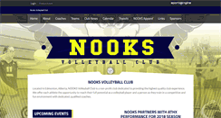 Desktop Screenshot of nooksvolleyball.ca